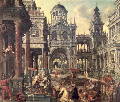 King Solomon and the Queen of Sheba by Jacob de Vries